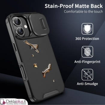 Smūgiams atsparus dėklas su kameros apsauga (Apple Iphone 17) Smūgiams atsparus dėklas su kameros apsauga (Apple Iphone 17)